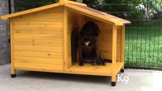 K9 Kennel Store  Tuscan Wood Dog House [upl. by Dorena]