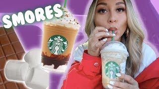 Starbucks Smores Frappuccino Taste Test  YesHipolito [upl. by Garling]