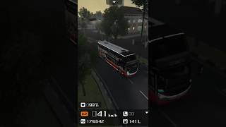 BUSSID Livery Bus malam Harapan Jaya Double Decker busindonesia busmania simulator games basuri [upl. by Wilek]