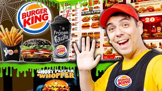 MAX OPENS SPOOKY BURGER KING RESTAURANT FOR HALLOWEEN  I BUILD MY SCARY STORE AT HOME BY SWEEDEE [upl. by Anelegna154]