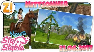 Star Stable Update SSO Das Mittsommerfest amp einstellbare Kamera Update 21062017 [upl. by Nosdivad24]