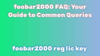 StepbyStep Guide Installing foobar2000 2024 with Ease [upl. by Acire]