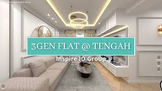 Home Tour For BTO 3 Gen  TENGAH [upl. by Theresita]