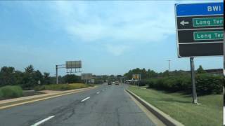 Entrance to the BWI Marshall Long Term Economy Lot B [upl. by Bysshe]