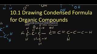 S321 Writing Condensed Formula for Organic Compounds SL IB Chemistry [upl. by Ylrebme]