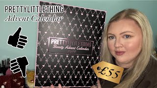 Unboxing PrettyLittleThing Beauty Advent Calendar 2024 Worth it [upl. by Stevana]