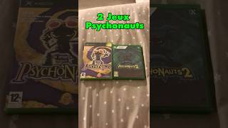 Psychonauts 1amp2 Deballage\Unboxing xbox doublefine music dance [upl. by Yelknirb]