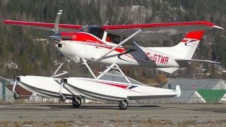 Cessna 182 Seaplane Takeoff [upl. by Matheson]