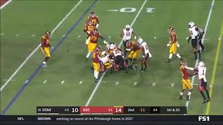 Tyler Vaughns USC WR vs Utah 2019 [upl. by Garling]