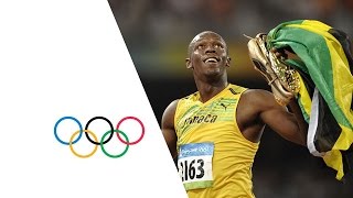 Usain Bolt Wins 100m200m Gold  Beijing 2008 Olympics [upl. by Naihr957]