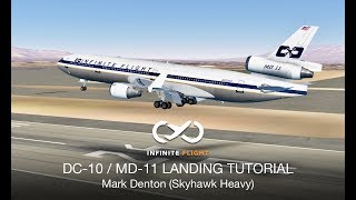 DC10MD11 Landing Tutorial [upl. by Urissa]