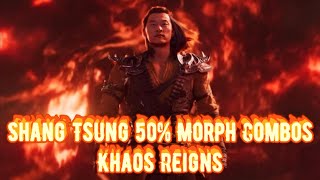 Shang Tsung 50 Morph Combos With Every Character  Mortal Kombat 1 Khaos Reigns [upl. by Matthaeus]