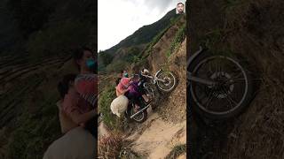 quotFearless Chinese Woman Conquers Treacherous Mountain Trails with Incredible Bike Skillsquot XtraFakt [upl. by Kramnhoj]