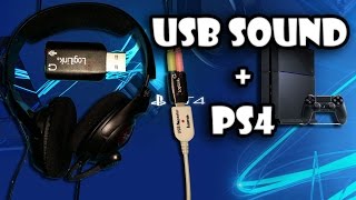 JAK PODŁĄCZYĆ SŁUCHAWKI PS4  USB KARTA  PS4 [upl. by Yenots877]