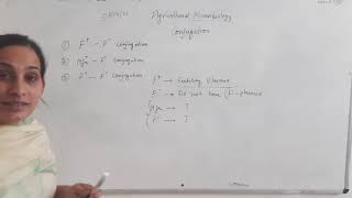 conjugation in Bacteria lec 07 [upl. by Naesal618]