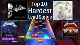 Top 10 Hardest LEAD Songs In Fortnite Festival [upl. by Ahslek]