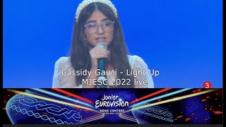 Cassidy Gauci  Light Up  LIVE AT MJESC 2022 [upl. by Noffets]