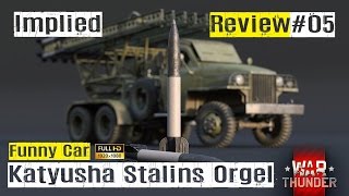 War Thunder Tank Review 05 Katyusha Stalinorgel im RB GAMEPLAY HD [upl. by Enihpad]