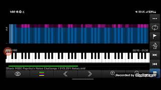 Black Midi Paprikas Noise Challenge on Midi Voyager [upl. by Ernst492]