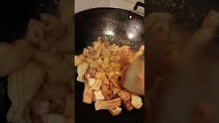 FRYING PORK BELLY WITH LOTUS ROOT fryingporkbellylotusrootfoodsatisfyingsatisfyingvideoasmr [upl. by Anaer619]