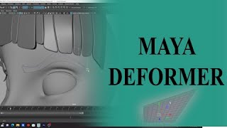 Maya Deformers  Lattice  Wire  Blend Shape [upl. by Ollehcram]