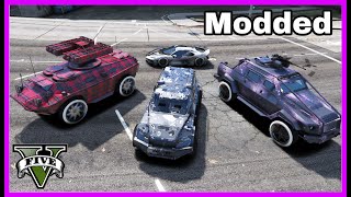 HiddenUnreleased Liveries for Nightshark APC Tank Insurgent Pickup and Itali RSX GTA 5 car merge [upl. by Scheider]