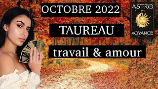 TAUREAU OCTOBRE 2022 Vivre au jour le jour Horoscope tirage [upl. by Rusty]