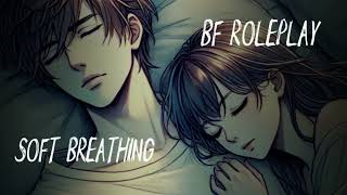 Boyfriend ASMR Breathing Sounds  Sleep Aid [upl. by Jonis138]