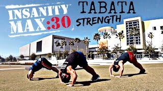 Insanity MAX 30  TABATA STRENGTH [upl. by Anamuj921]