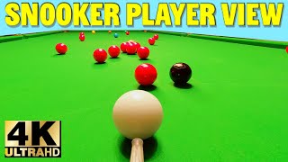 How To Play Snooker Player View  Headcam POV GoPro [upl. by Eltrym]