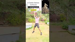 6 cardio fatloss exercises to burn 2 kg in 2 weeks shorts viralreels [upl. by Anitsahs]