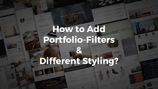 Portfolio Filter Styles  Canvas HTML [upl. by Buff509]