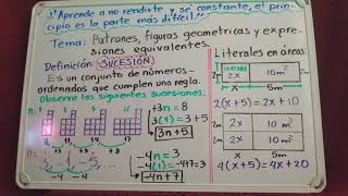 Patrones figuras geométricas y expresiones equivalentes [upl. by Leandro]