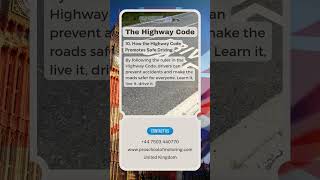 10 How the Highway Code Promotes Safe Driving drivingschooluk drivingpermit driverslicense [upl. by Harms805]