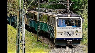 BAYERISCHE ZUGSPITZBAHN  BAVARIAN ZUGSPITZE RAILWAY 3 [upl. by Hayyim959]