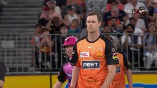 Jason Behrendorff 3 wickets vs Sydney Sixers  39th Match  PRS vs SYS [upl. by Sager]