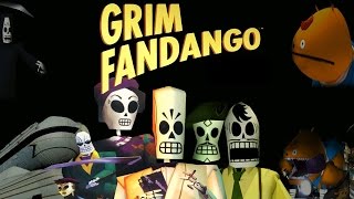 Grim Fandango the Movie Remastered  All Cutscenes [upl. by Mcfadden]