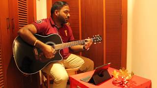 Visiri  Enai Noki Paayum Thota I Darbuka Siva I Guitar Cover by Prithvi Acoustic with Basic chords [upl. by Byron350]