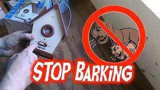 Stop Dogs From Unwanted Barking with DogTek Sonic BirdHouse [upl. by Lauer]