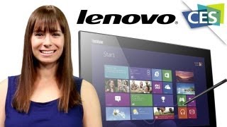 New Lenovo Wireless Screens  CES 2013 [upl. by Ian]