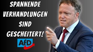 EILMELDUNG Verhandlungen gescheitert Mario Voigt tritt zurück  Krise in der AfD [upl. by Anizor]