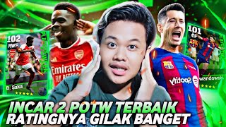 GUA GACHA DEMI POTW SAKA 102 amp LEWANDOWSKI BOOSTER TERHEBAT EFOOTBALL 2024 MOBILE [upl. by Mccallum569]