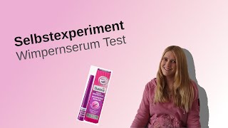 Selbstexperiment  Ich teste das Wimpernserum von Balea [upl. by Anertac722]