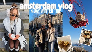 AMSTERDAM VLOG  4 day itinerary best places to go food guide [upl. by Monia862]