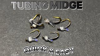 Fly Tying Tutorial — TUBING MIDGE  Emerger Fly Pattern [upl. by Melc]