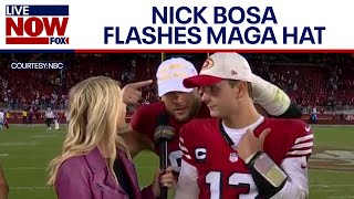 Will the NFL fine Nick Bosa for wearing a MAGA hat  LiveNOW from FOX [upl. by Silyhp892]