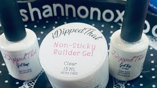 Nail Extentions with NonSticky Builder Gel [upl. by Eikin]