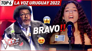 Las mejores Audiciones a Ciegas de La Voz Uruguay 2022 [upl. by Enelcaj]