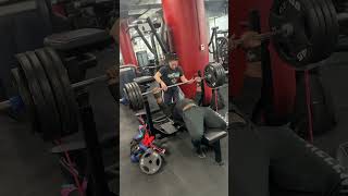 Bench press 455lbs motivation squatbenchdeadlift [upl. by Coady]