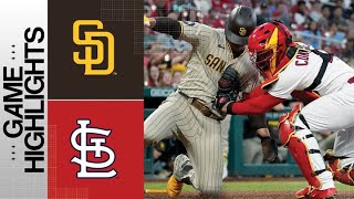 Padres vs Cardinals Game Highlights 82923  MLB Highlights [upl. by Aleksandr791]